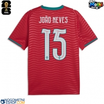 Moški Nogometni dresi Portugalska Joao Neves #15 Domači SP 2026 Kratek Rokav